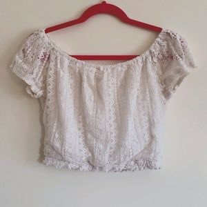 Hollister Lace Crop Top